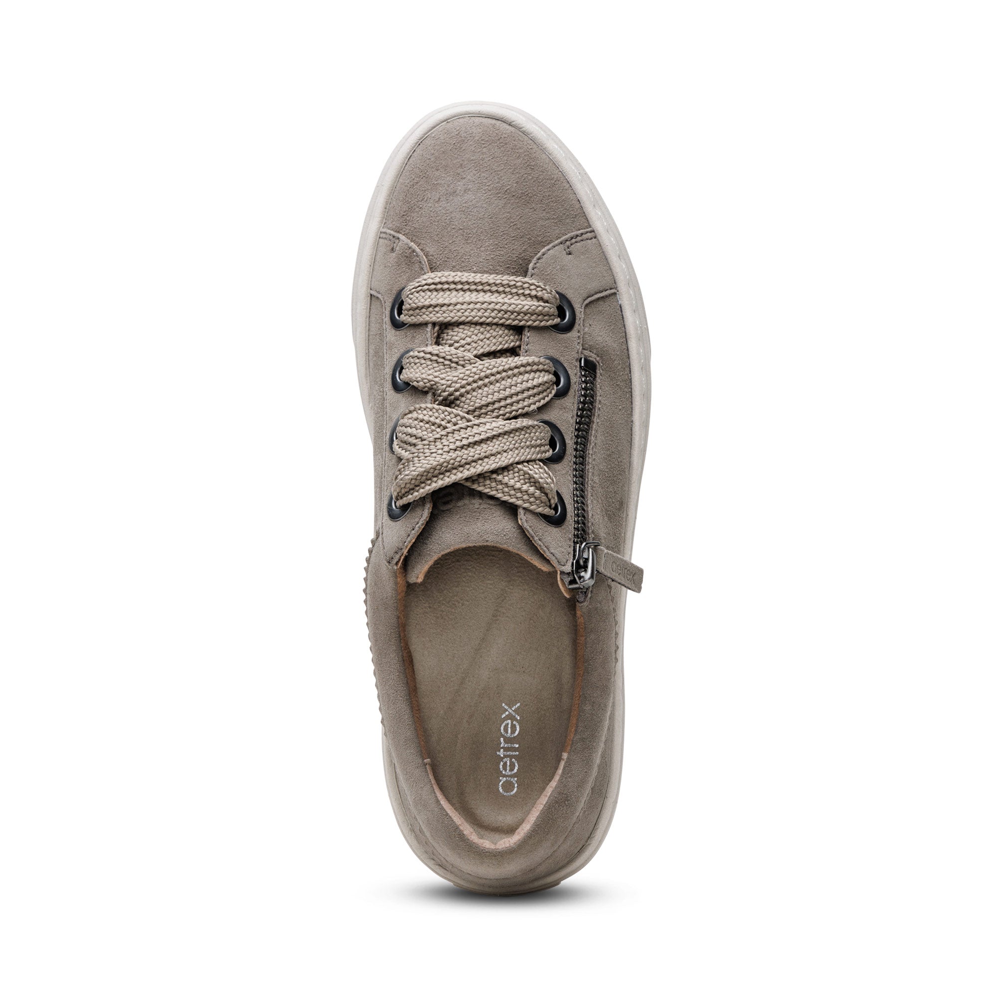 Aetrex Aubrey Arch Support Platform Sneaker – Taupe