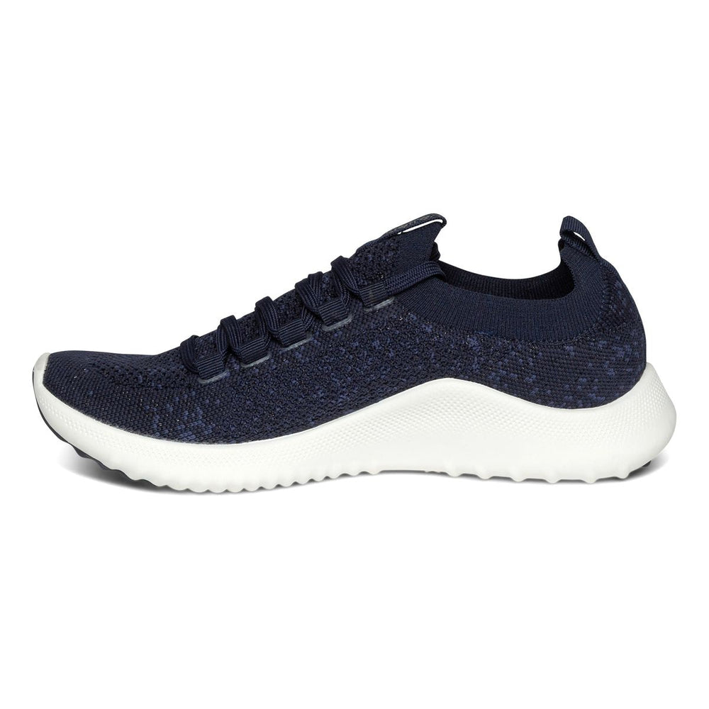 Aetrex Carly Women's Arch Support Sneakers – Navy
