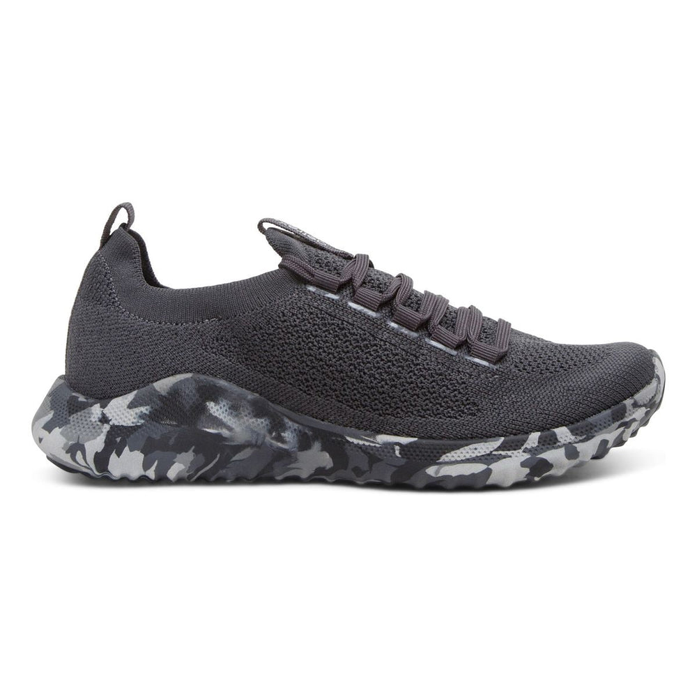 Aetrex Carly Women's Arch Support Sneakers – Charcoal Camo