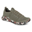 Aetrex Carly Women's Arch Support Sneakers – Green Camo