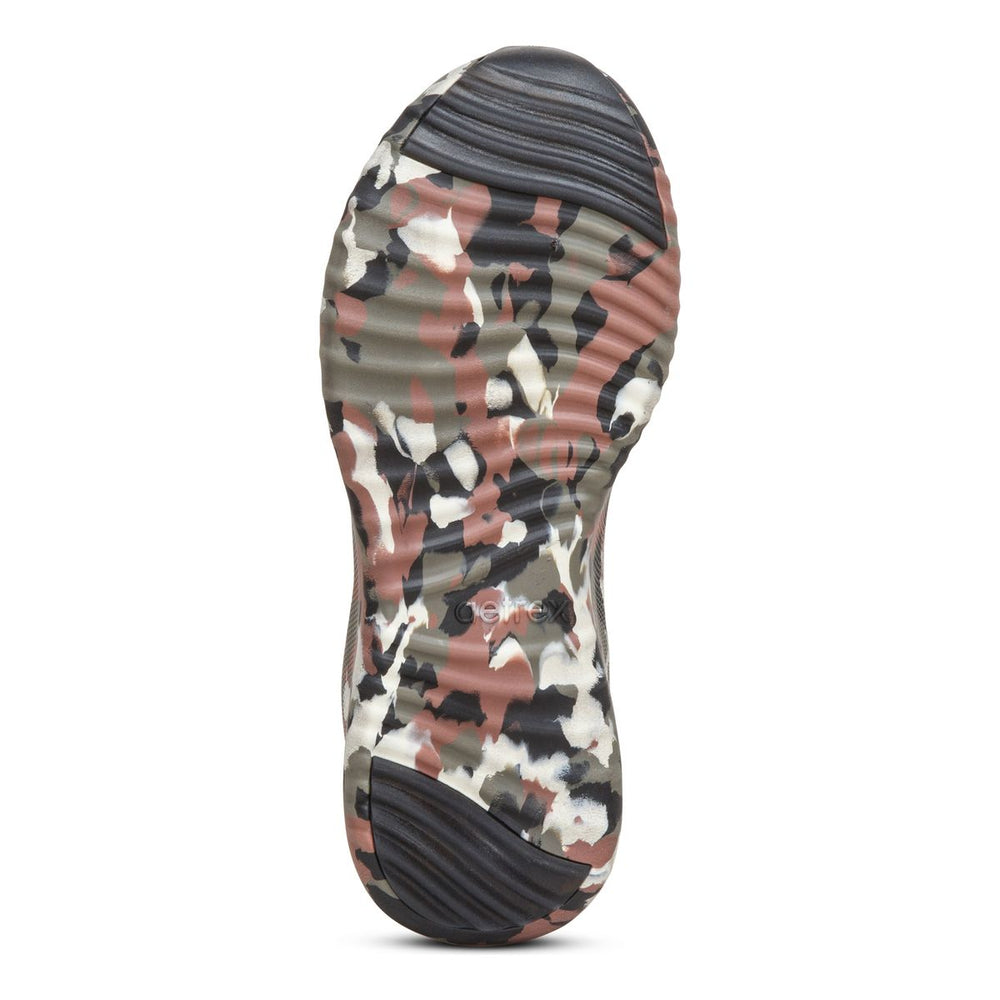 Aetrex Carly Women's Arch Support Sneakers – Green Camo
