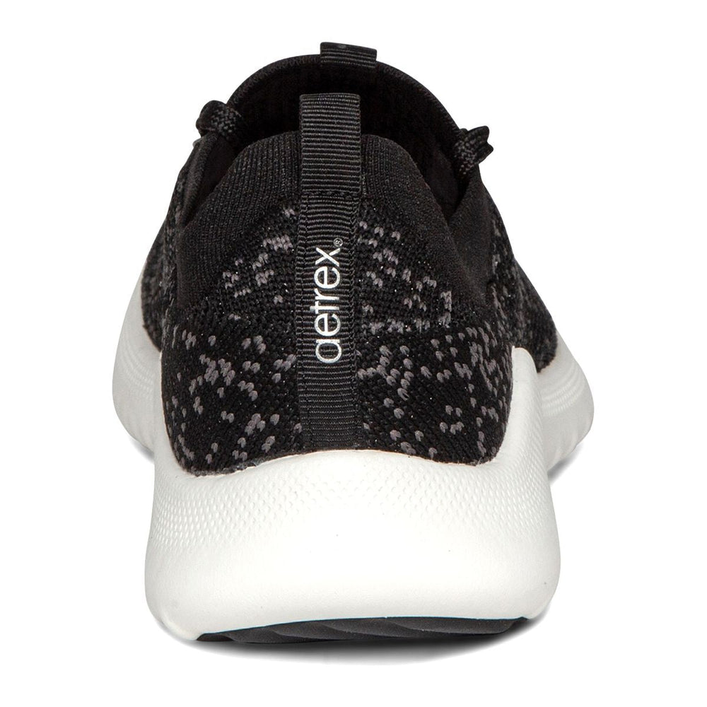 Aetrex Carly Women's Arch Support Sneakers – Black