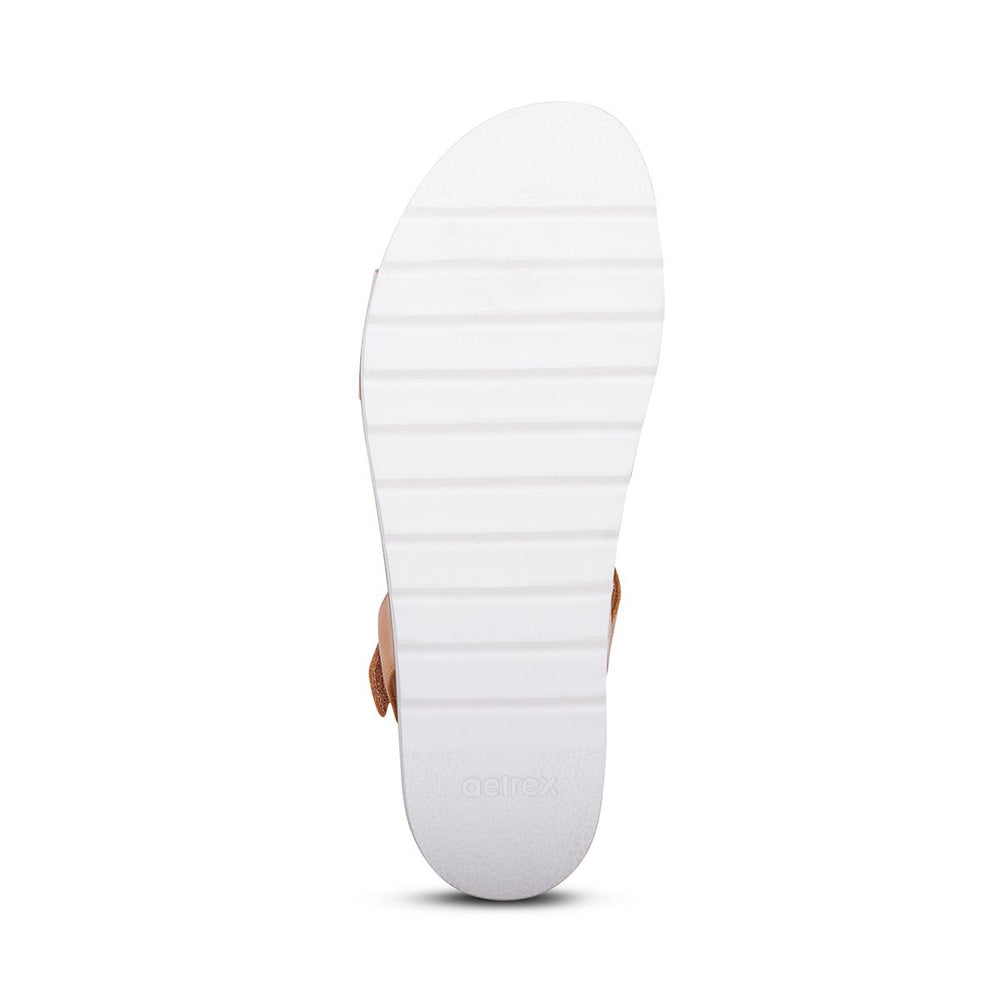 Aetrex Cass Women's Arch Support Sandal – Champagne