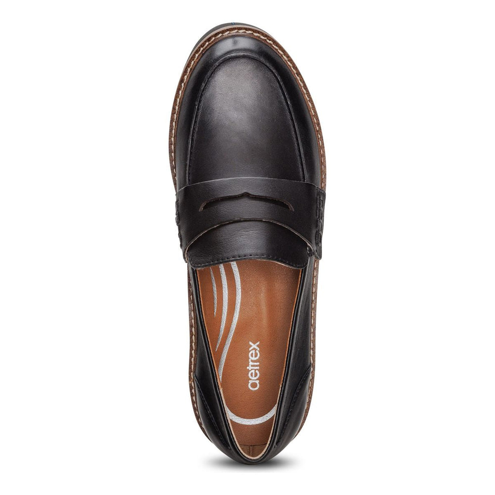 Aetrex Collette Women's Arch Support Loafer – Black