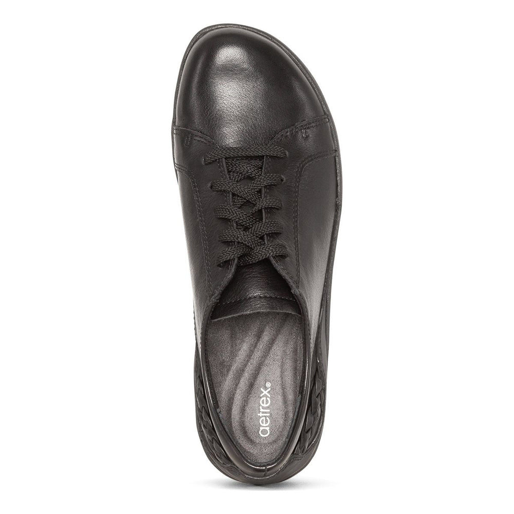 Aetrex Dana Women's Lace Up Oxford – Black