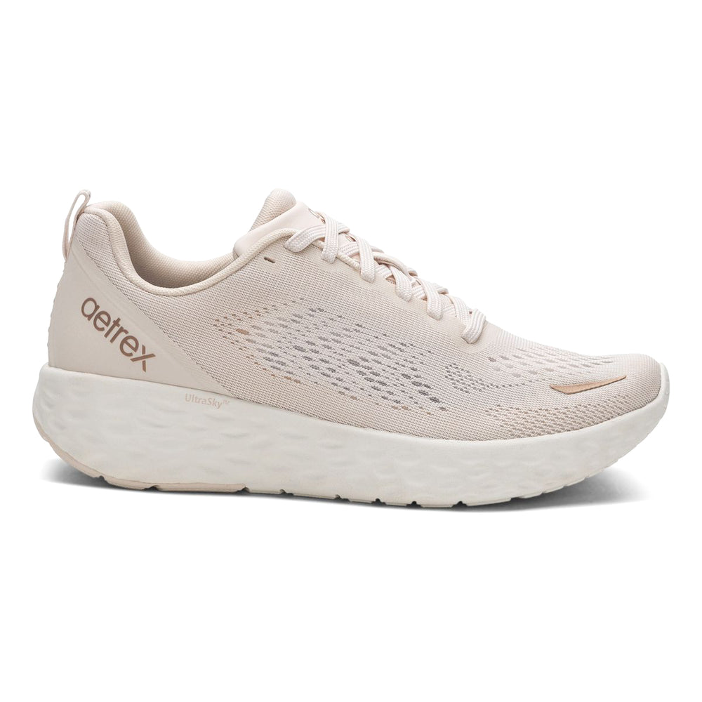 Aetrex Danika Women's Arch Support Sneaker – Ivory