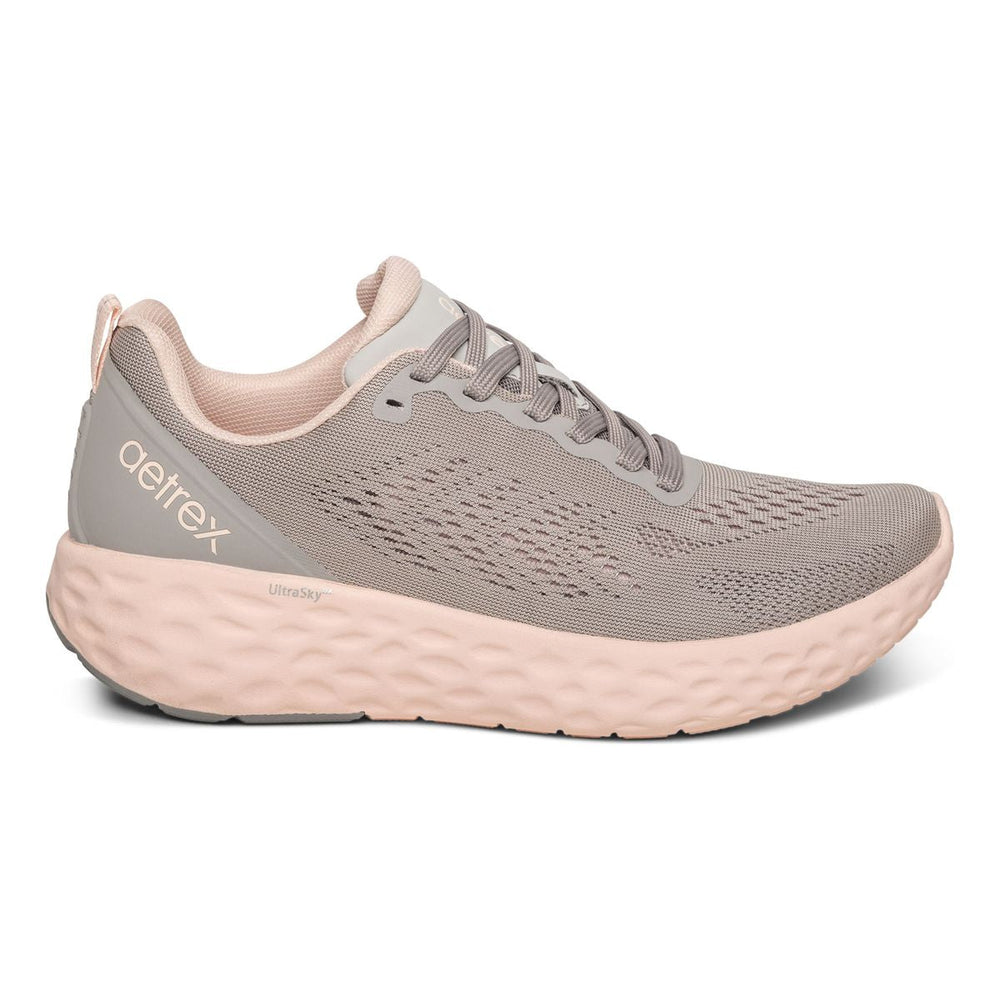 Aetrex Danika Women's Arch Support Sneaker – Taupe