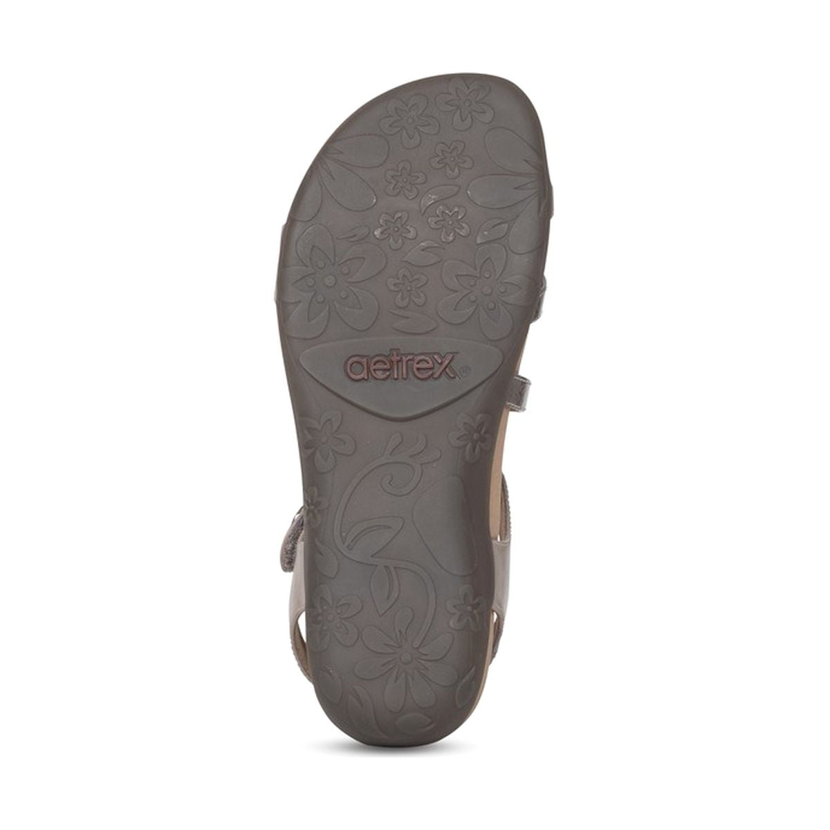 Aetrex Jess Women's Adjustable Quarter Strap Sandal – Smoke