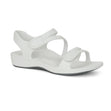  Aetrex Jillian Sport EVA Sandal in white. Perfect for the pool or beach. 