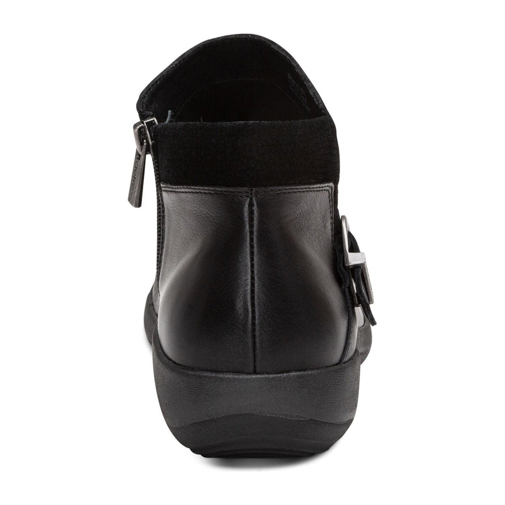 Aetrex Luna Women's Wide Ankle Boot – Black