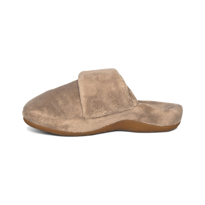 Aetrex Mandy Women's Closed Toe Slipper – Coffee