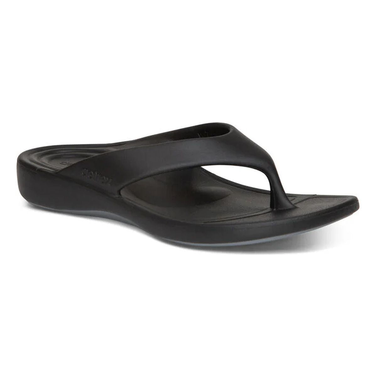 Aetrex Maui Women's Orthotic Flips – Black