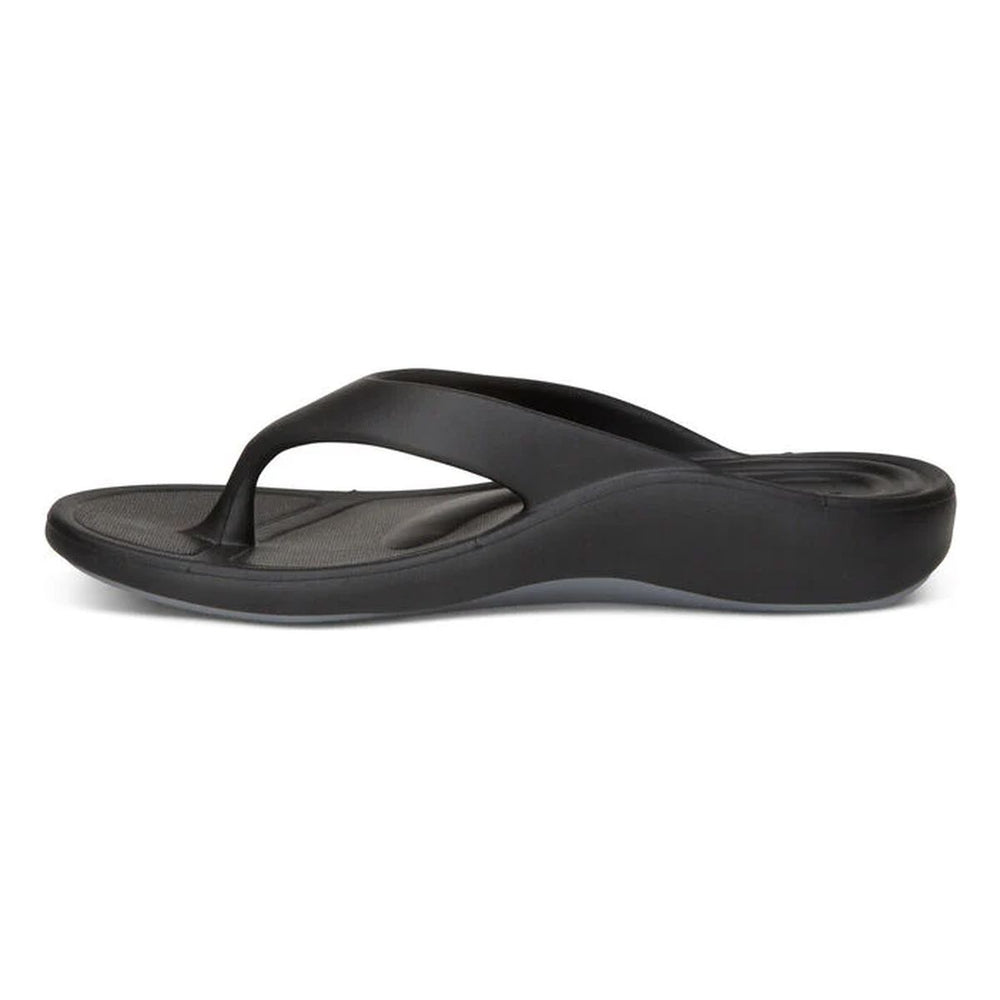 Aetrex Maui Men's Orthotic Flips – Black