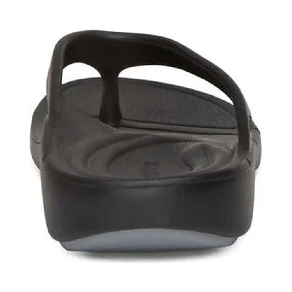 Aetrex Maui Women's Orthotic Flips – Black