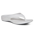 Aetrex Maui Women's Orthotic Flips – White Gloss
