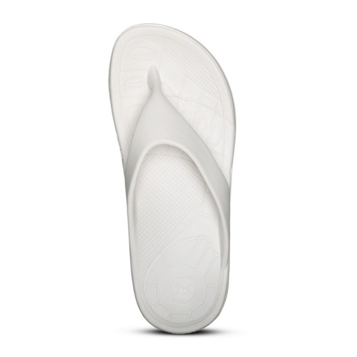 Aetrex Maui Women's Orthotic Flips – White Gloss