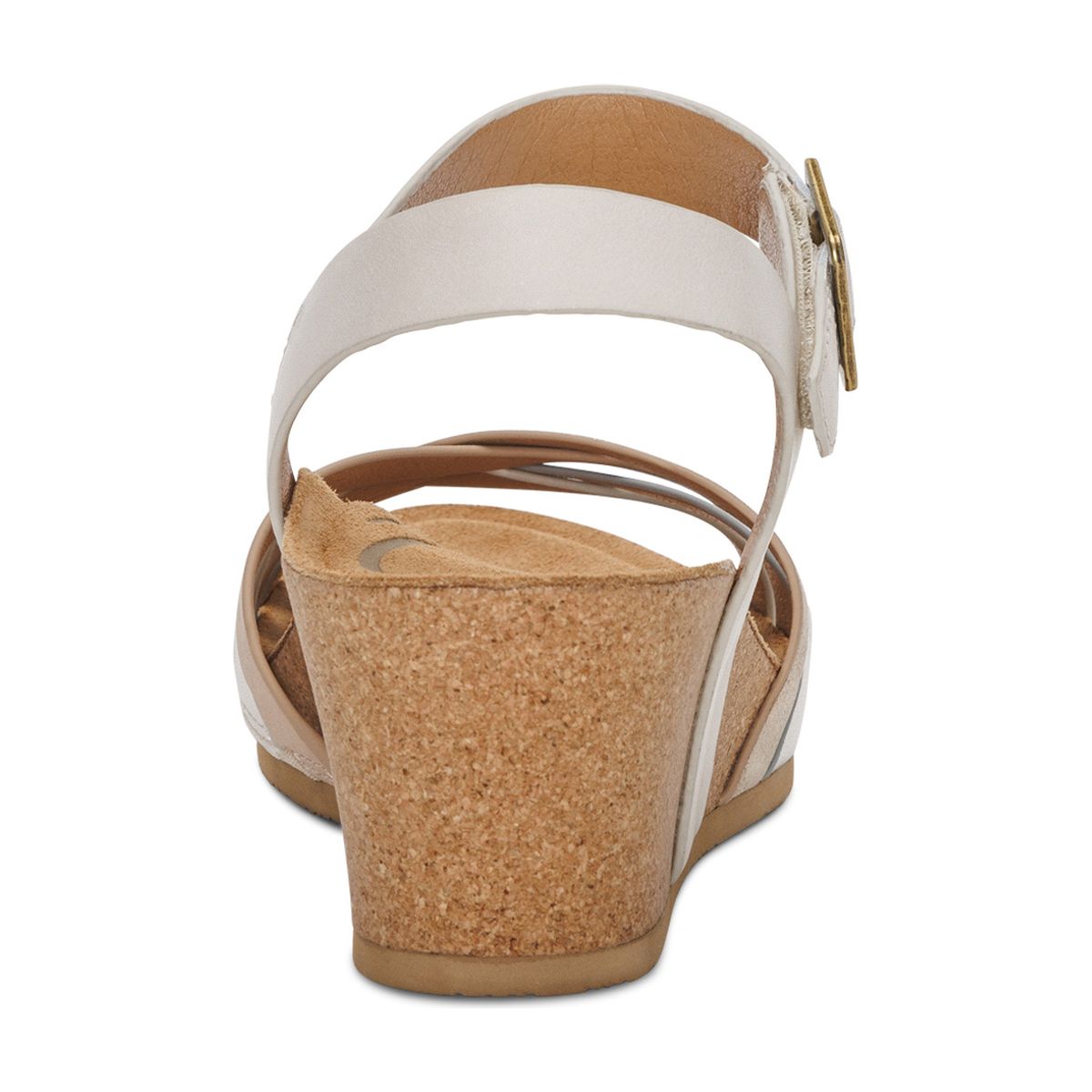 Aetrex Noelle Women's Arch Support Wedge – Ivory