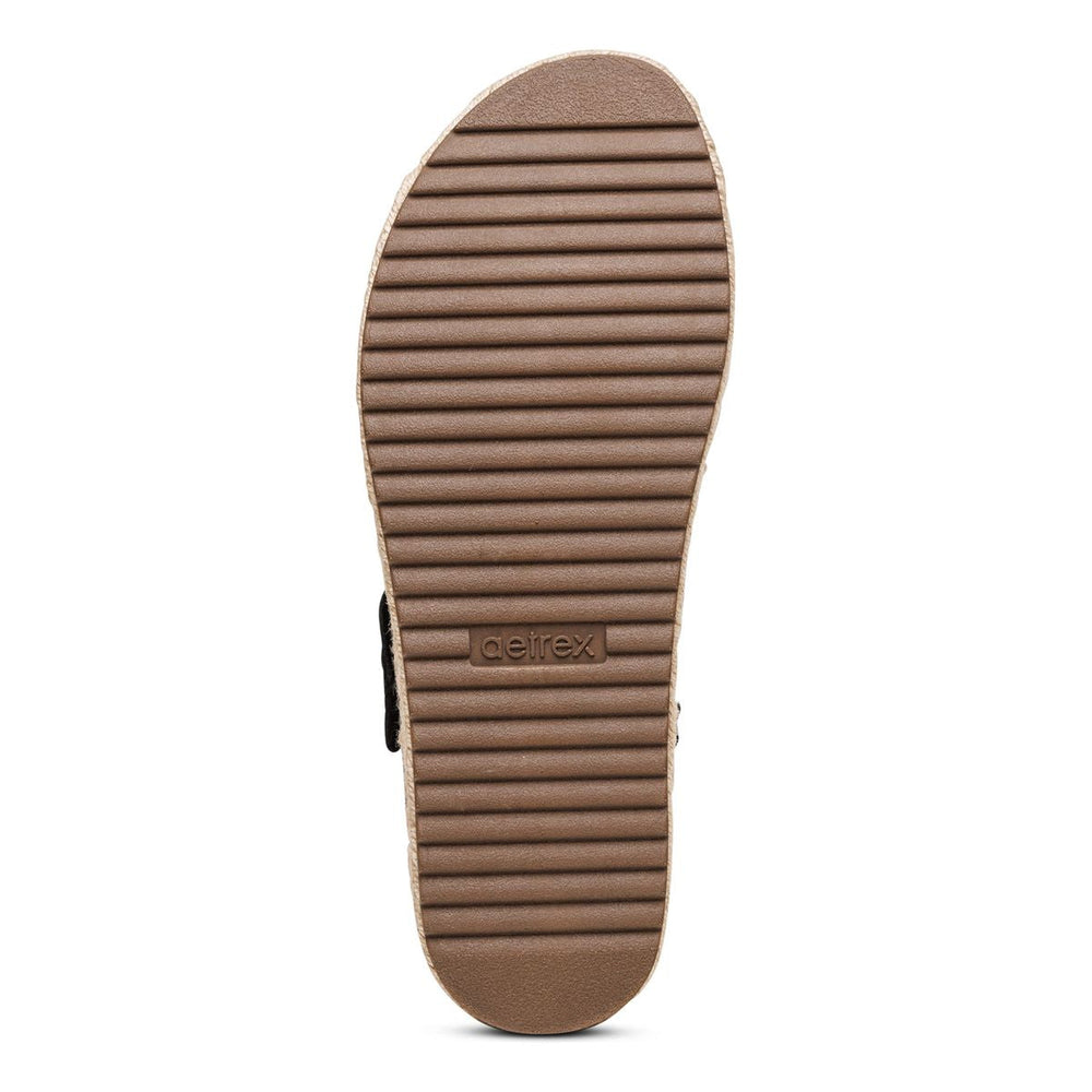 Aetrex Noelle Women's Arch Support Wedge – Ivory