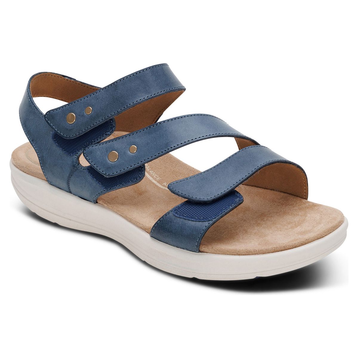 Aetrex Savannah Women's Quarter Strap Sandal – Hazy Blue