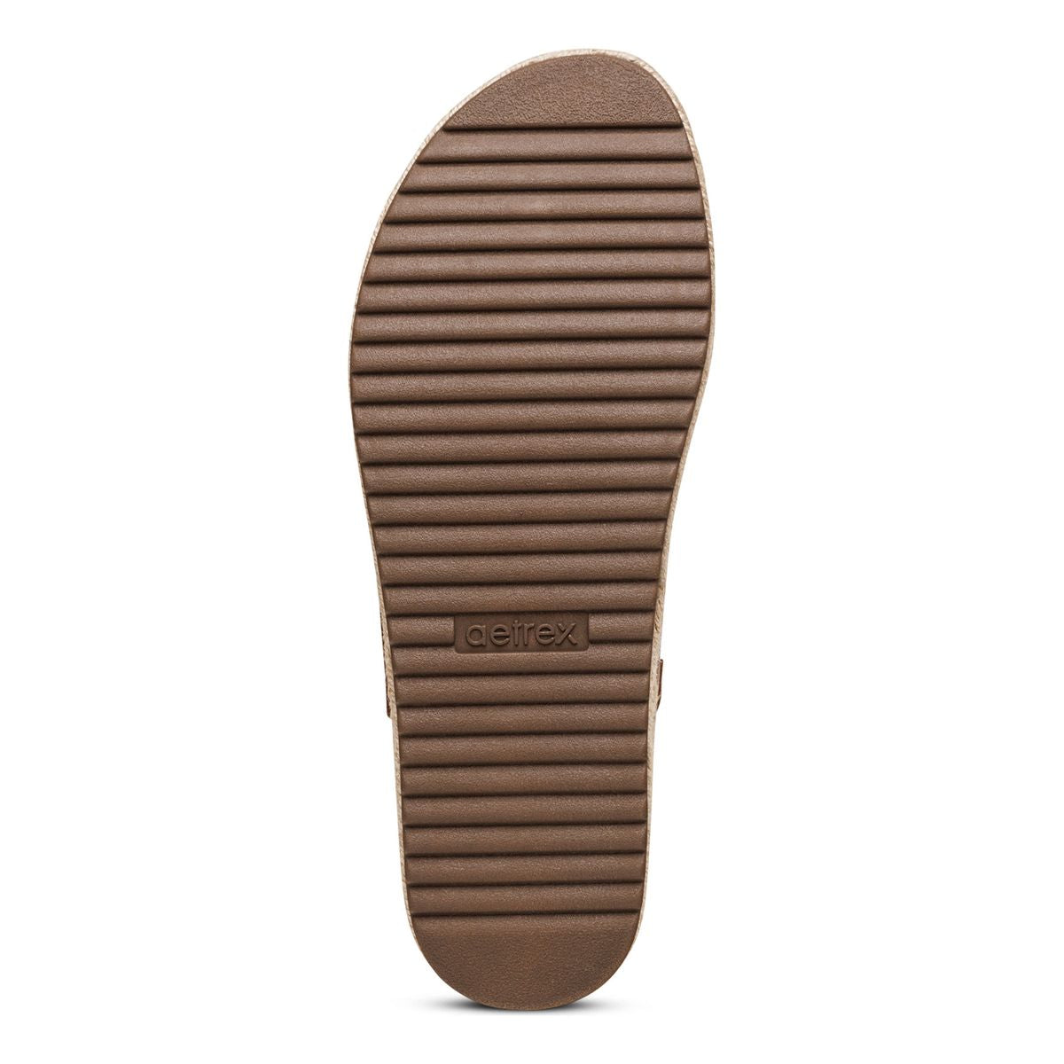 Aetrex Vania Women's Arch Support Platform Sandal – Black