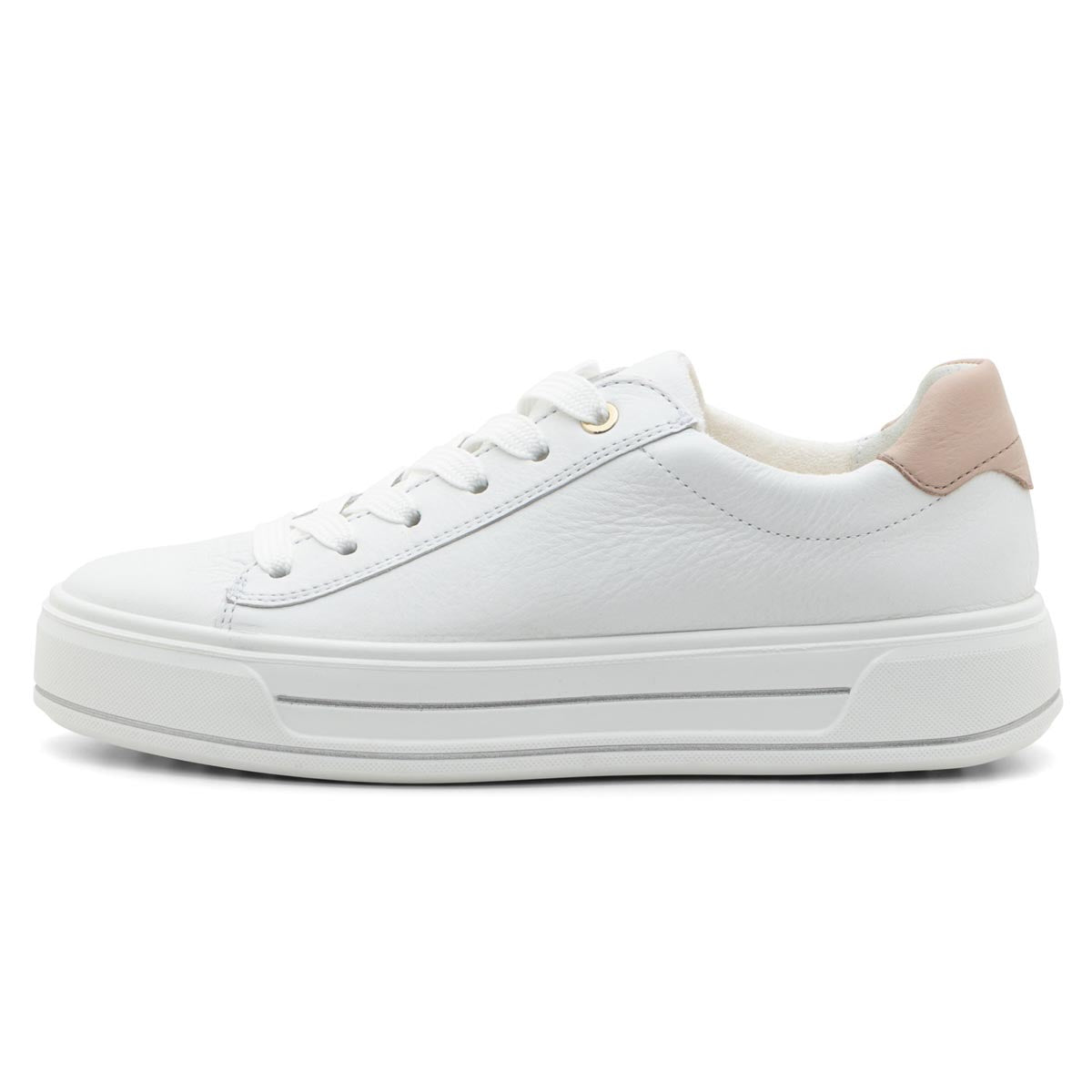 Ara Carol Women's Platform Sneaker in White