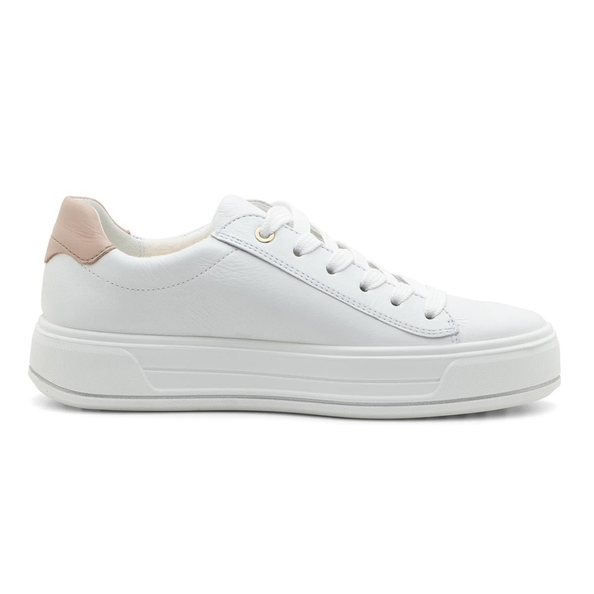 Ara Carol Women's Platform Sneaker in White