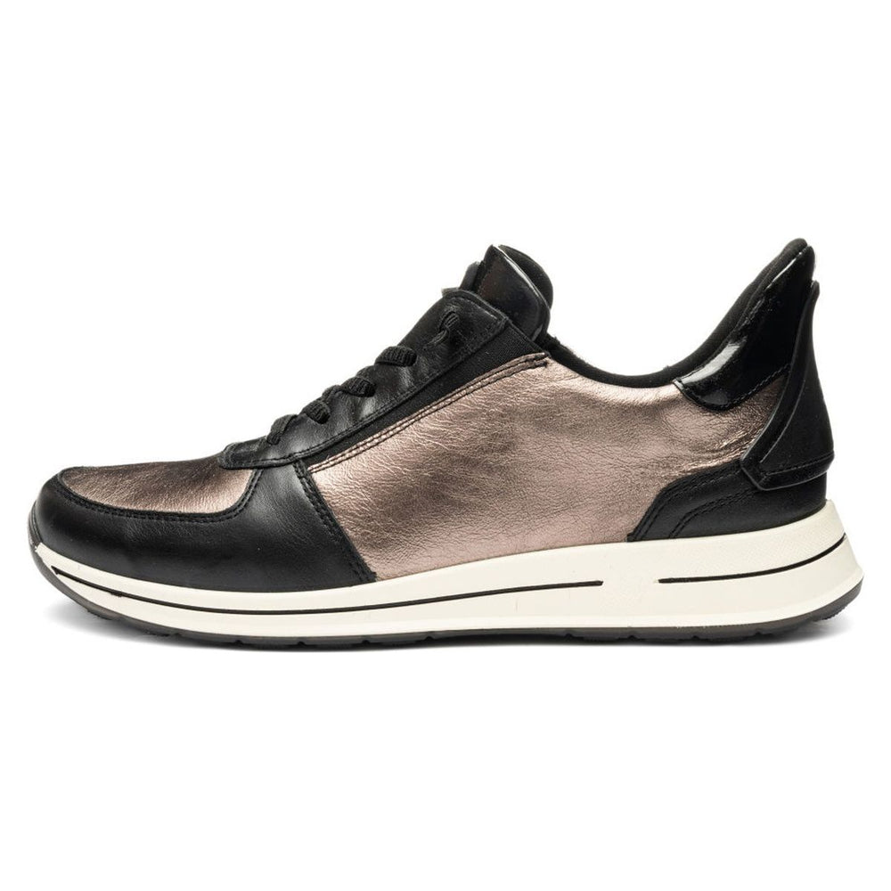 Ara Ovation Women's Lace Hands Free Sneaker in Black