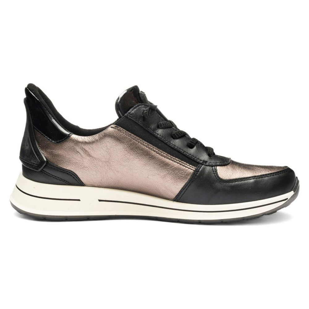 Ara Ovation Women's Lace Hands Free Sneaker in Black