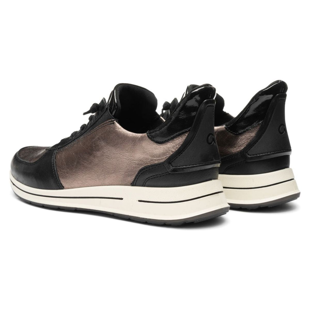 Ara Ovation Women's Lace Hands Free Sneaker in Black
