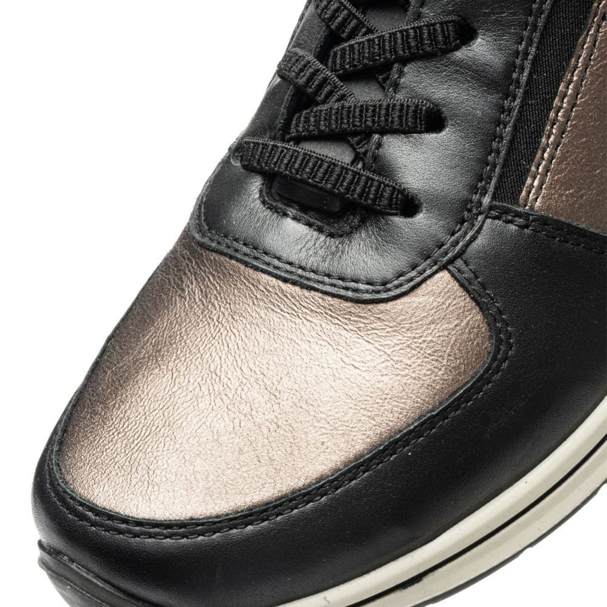 Ara Ovation Women's Lace Hands Free Sneaker in Black