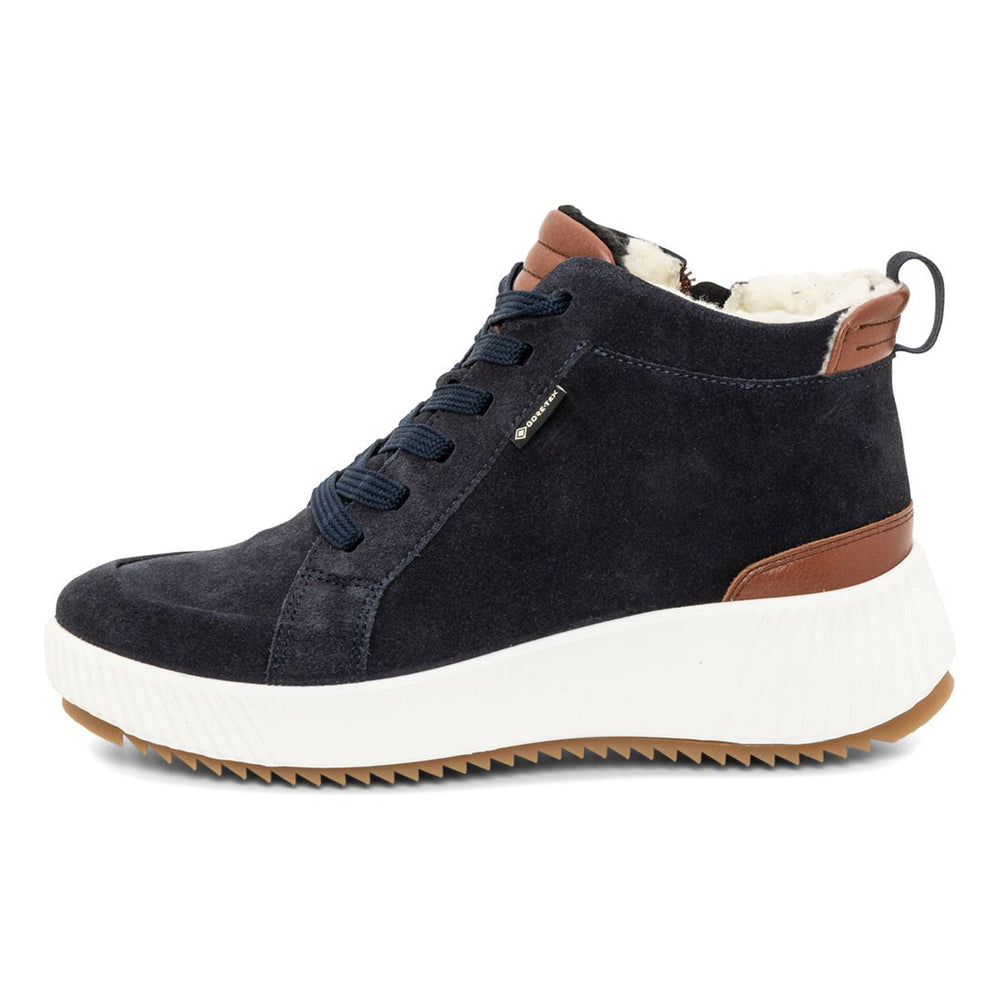 Ara Dahlia Women's GORE-TEX Lace-Up Ankle Boot in Navy