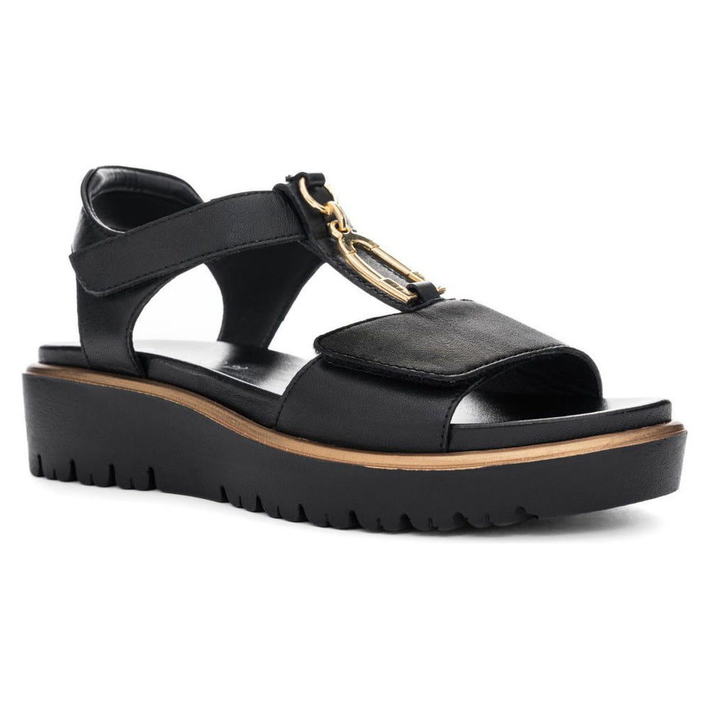 Ara Belize Wedge Sandal in Black
