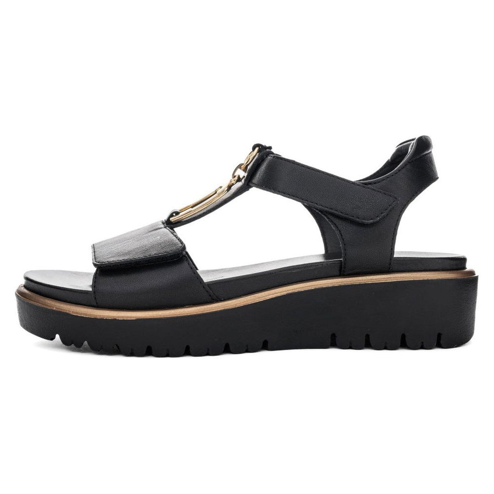 Ara Belize Wedge Sandal in Black