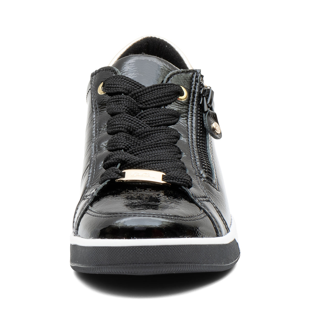 Ara Rei-Low Women's Zip Sneaker in Black