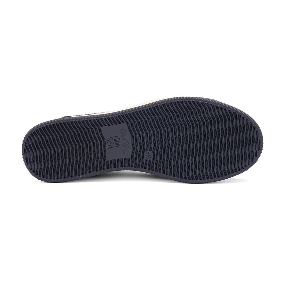Ara Rei-Low Women's Zip Sneaker in Black Silver