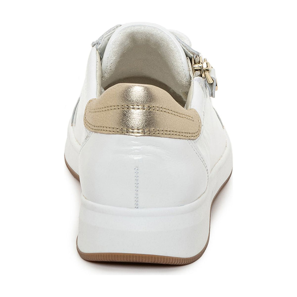 Ara Rei-Low Women's Zip Sneaker in White