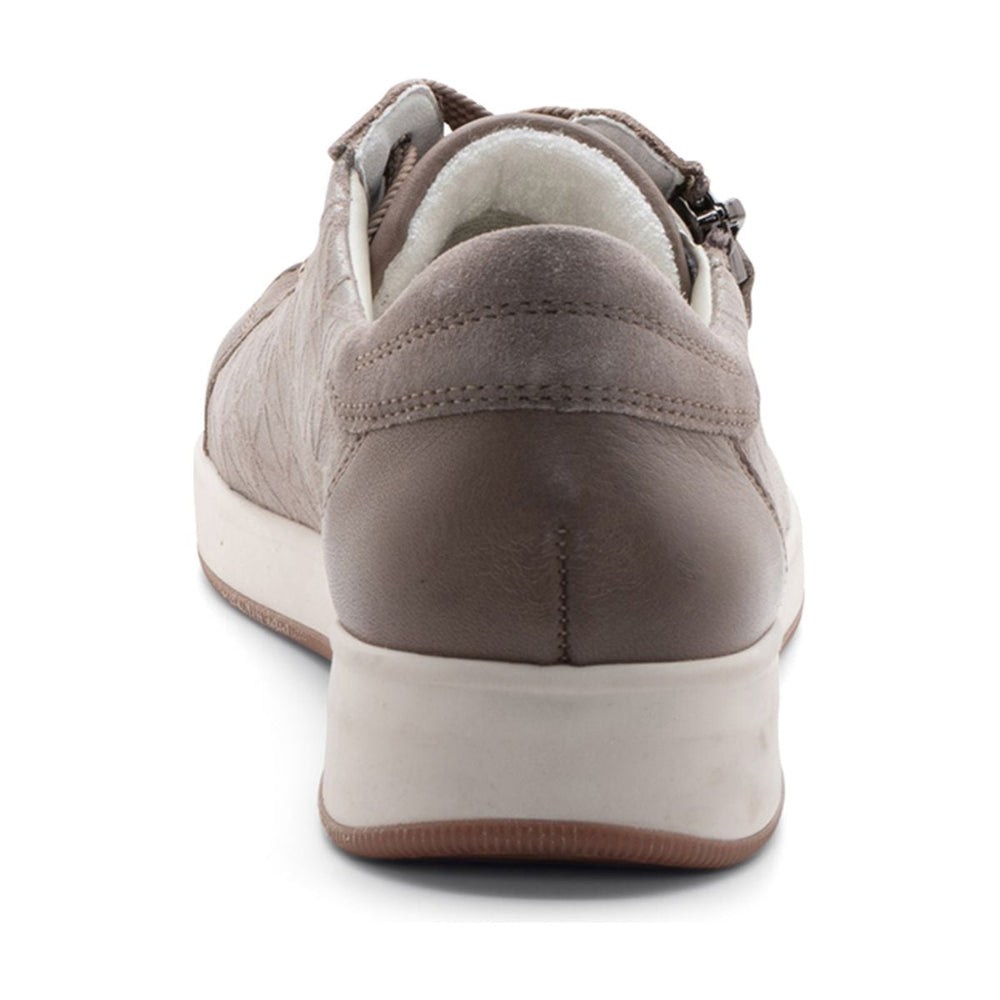 Ara Rei-Low Women's Zip Sneaker in Beige