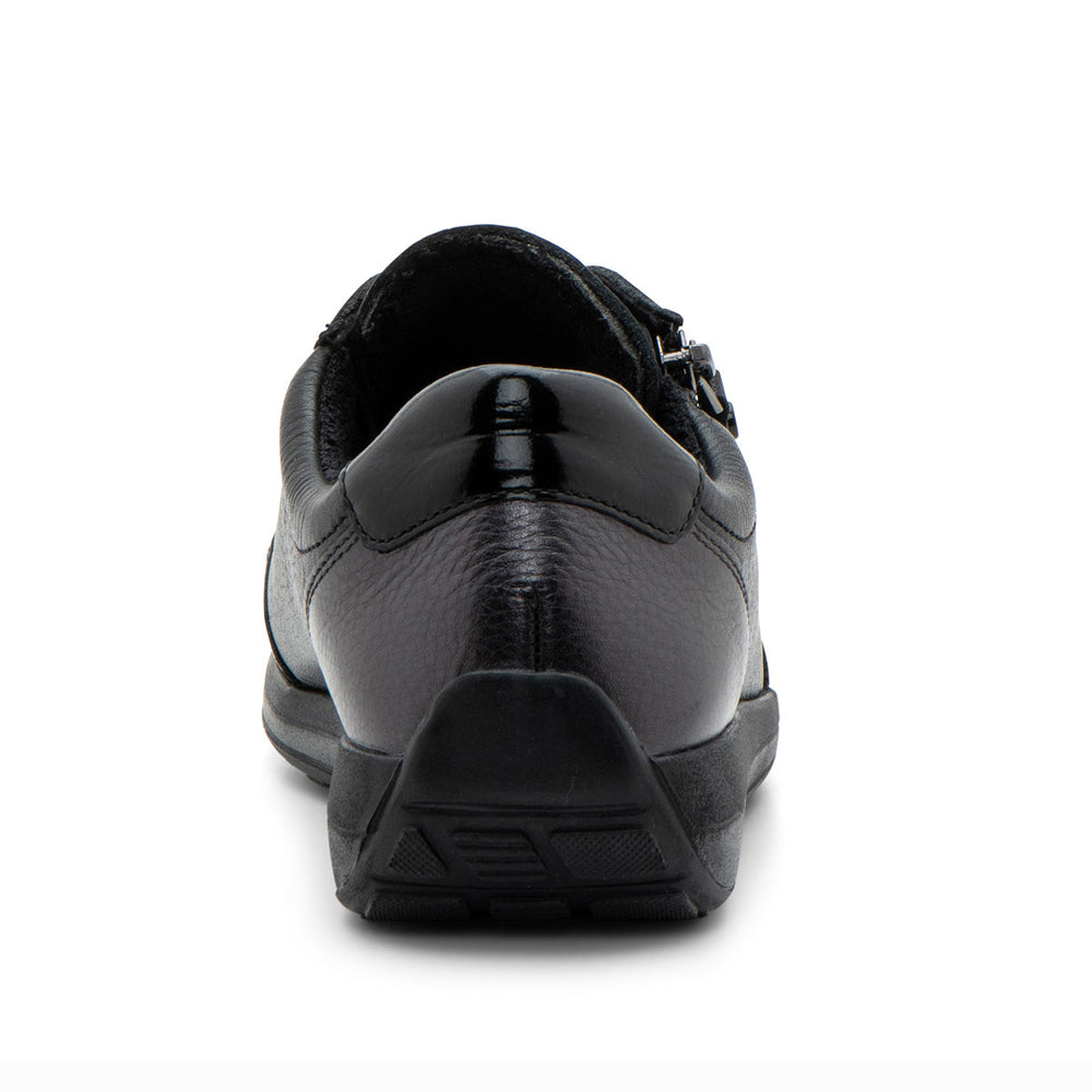 Ara Ollie Women's Zip Sneaker In Black