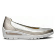 Ara Women's Zinnia Ballerina Slip On in Metallic