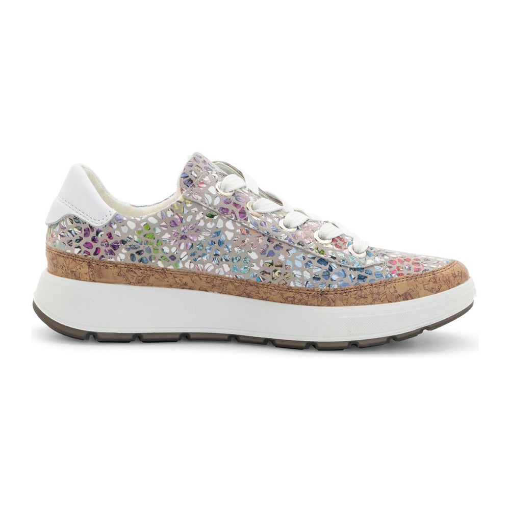 Ara Rem Women's Kork Wrap Lace Sneaker in Multi