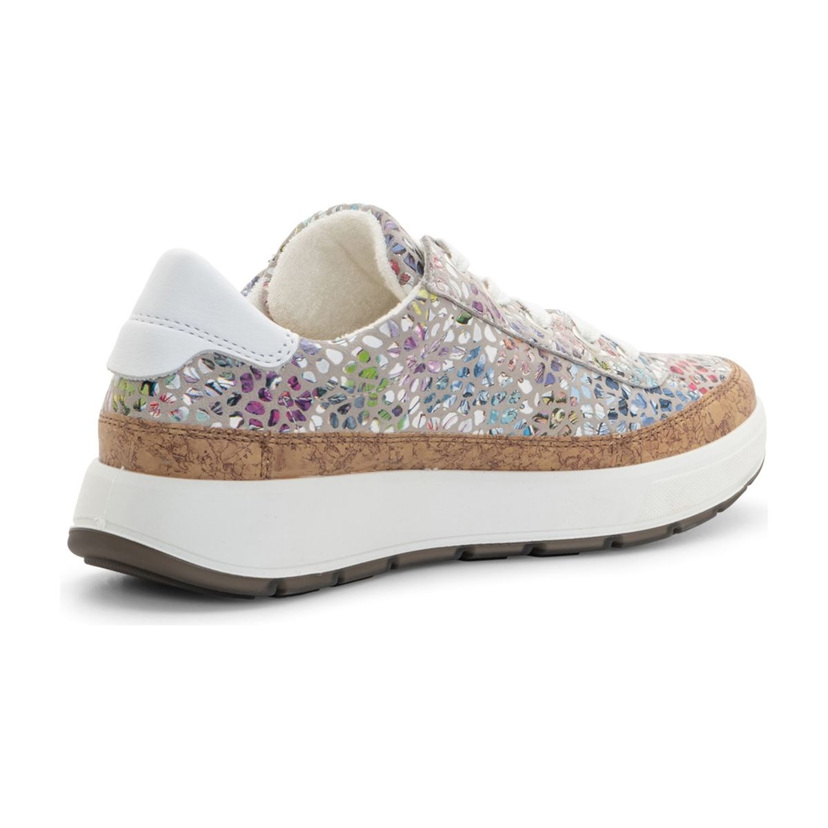 Ara Rem Women's Kork Wrap Lace Sneaker in Multi