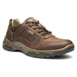 Men's brown leather lace-up shoe image_1b6d16.jpg with a dark textured sole and tan ankle padding. Style #38505-09