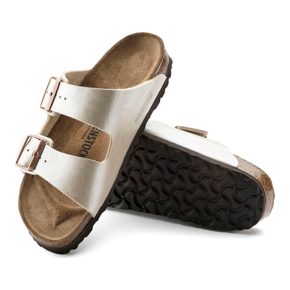 Birkenstock Arizona Birko-Flor – Graceful Pearl White