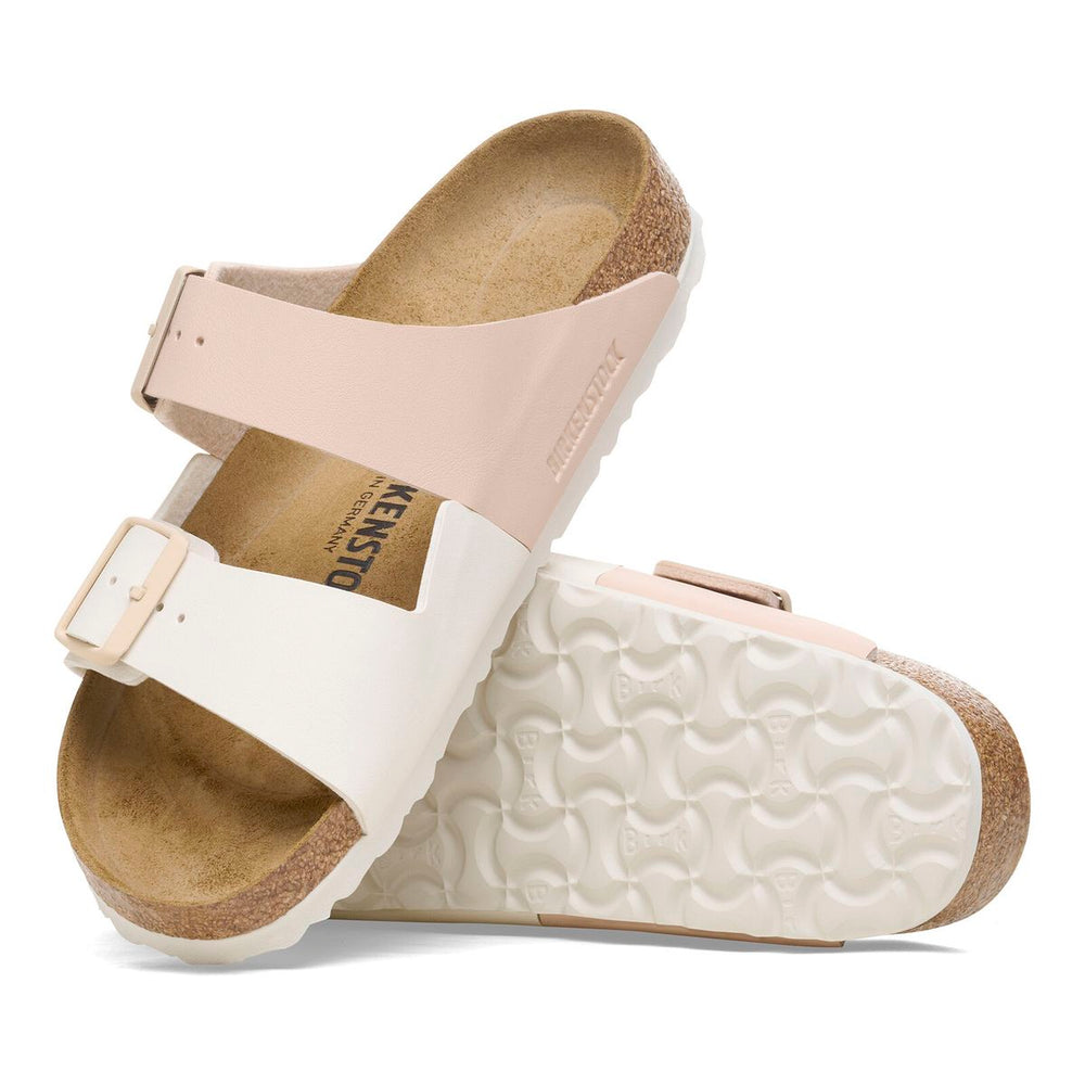 Birkenstock Arizona Split Birko-Flor — Eggshell / New Beige