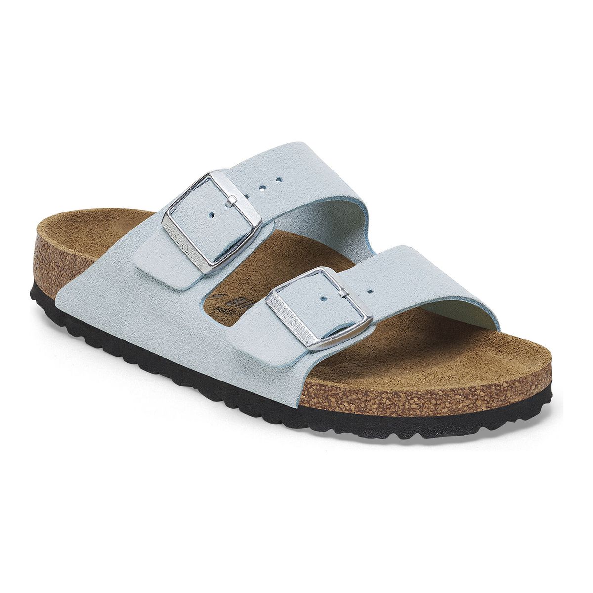 Birkenstock Arizona Suede Leather — Baby Blue