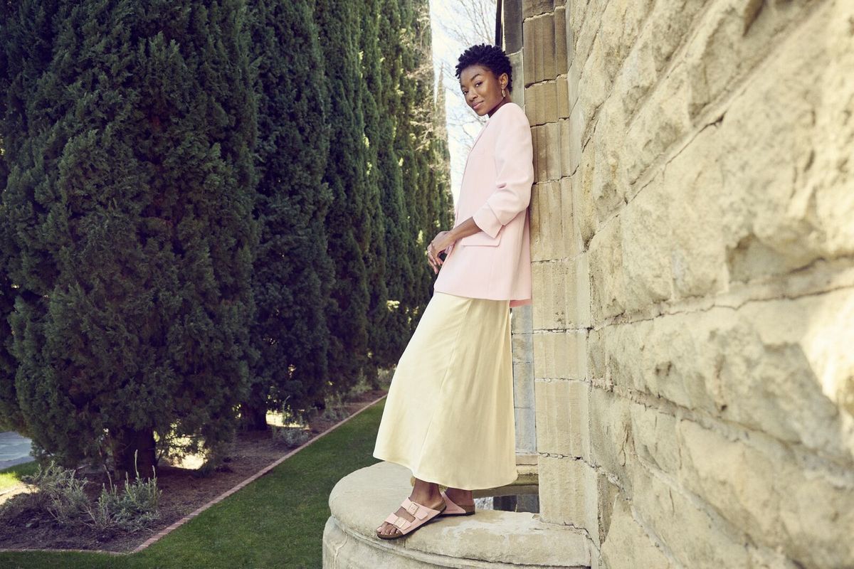 Birkenstock Arizona Suede Leather — Light Rose