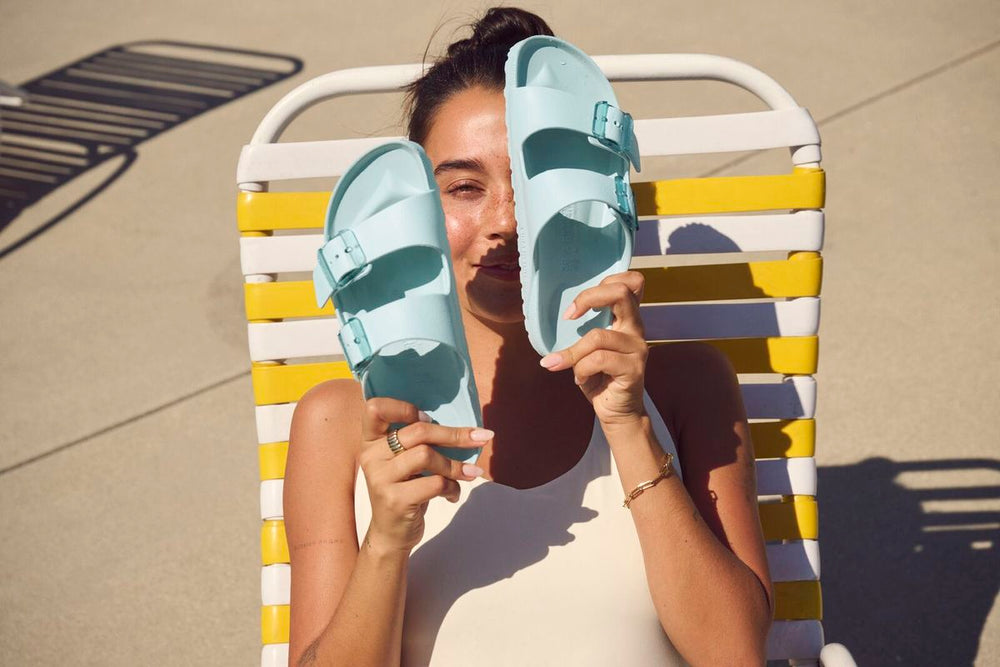 Birkenstock Arizona Essentials EVA — Stealth Green