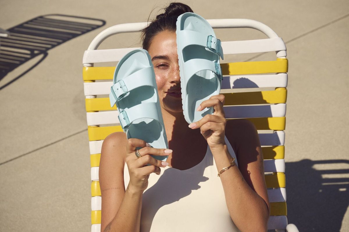 Birkenstock Arizona Essentials EVA — Stealth Green