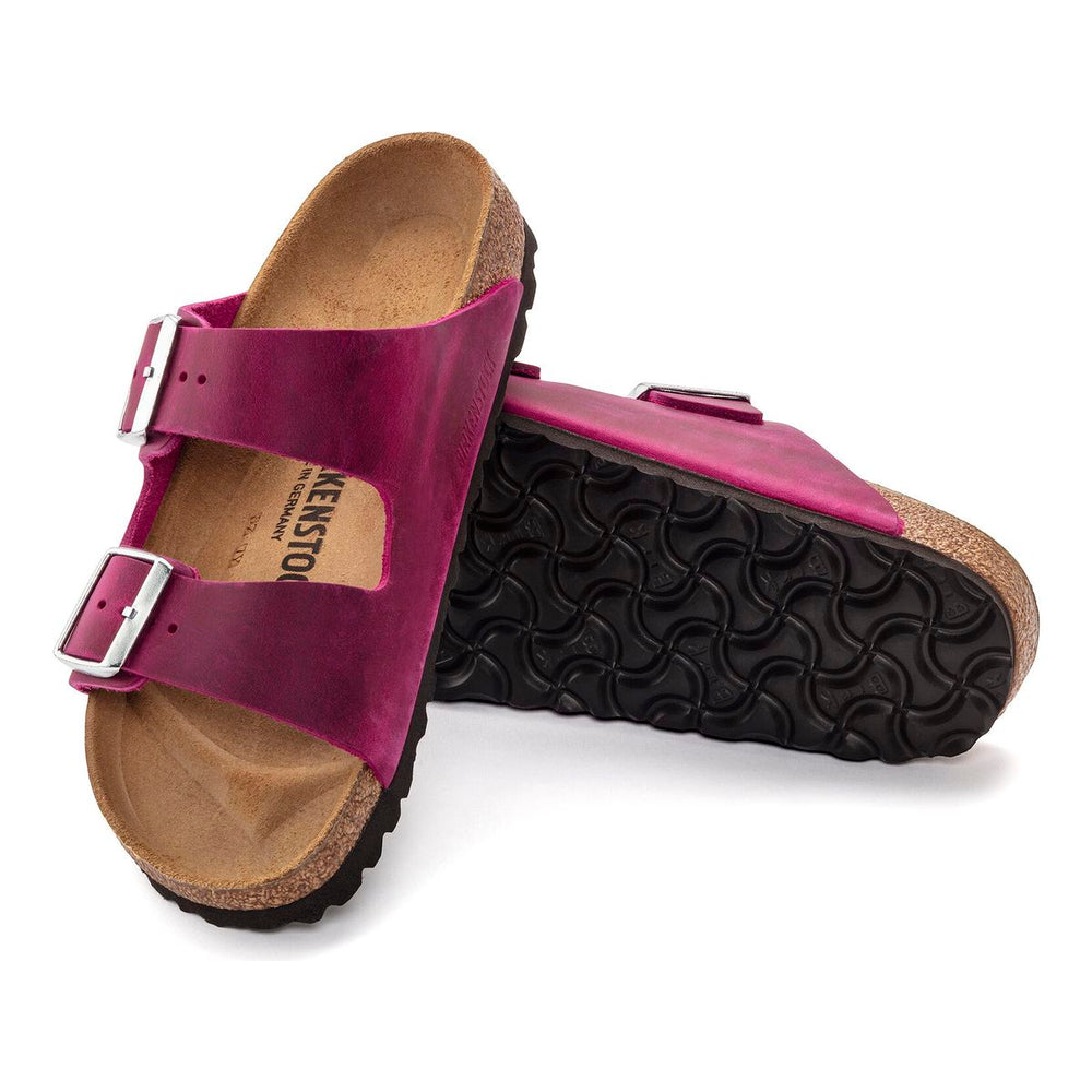 Birkenstock Arizona Oiled Leather — Fuchsia