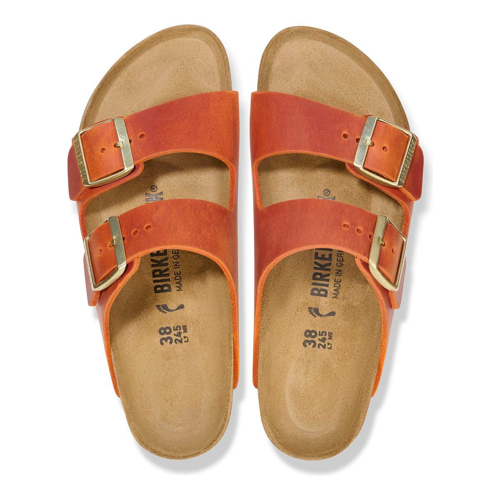 Birkenstock Arizona Oiled Leather — Burnt Orange